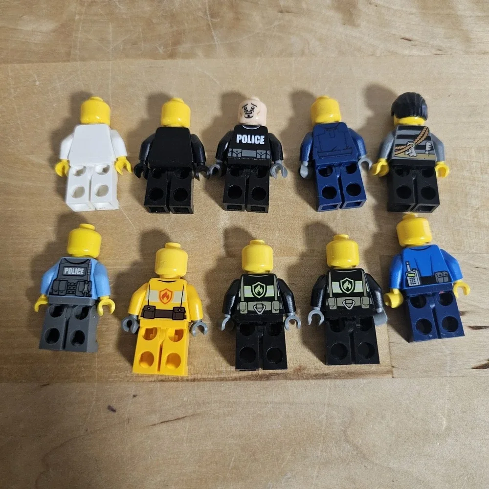 10x Lego Minifigures Mixed‎ Sets Lot Used Minifigs Read Description #6